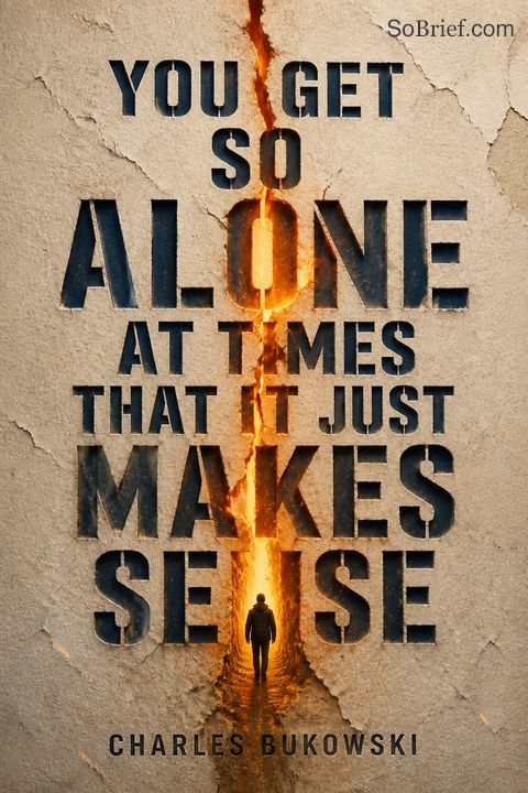 You Get So Alone at Times That it Just Makes Sense