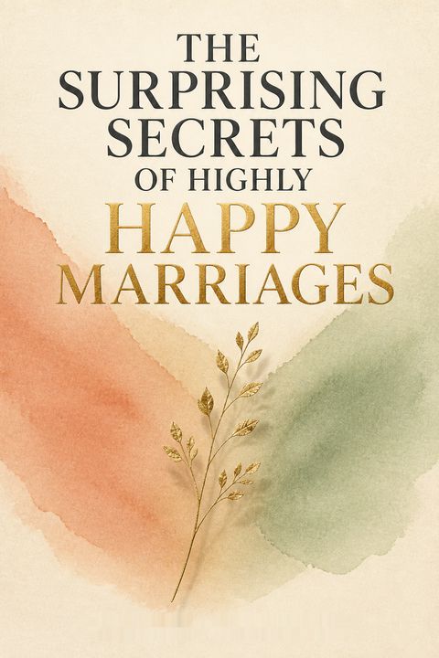 The Surprising Secrets of Highly Happy Marriages by Shaunti Feldhahn