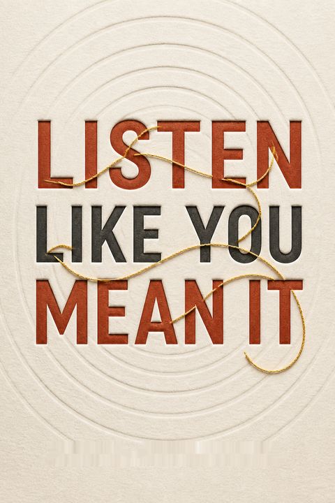 Listen Like You Mean It by Ximena Vengoechea