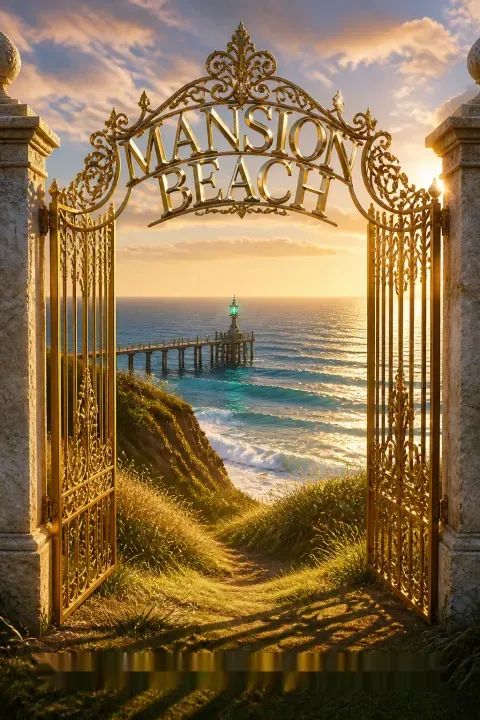 Mansion Beach by Meg Mitchell Moore