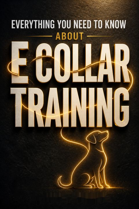 Everything you need to know about E Collar Training by Larry Krohn