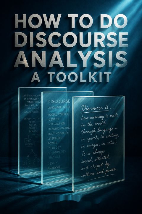 How to do Discourse Analysis by James Paul Gee