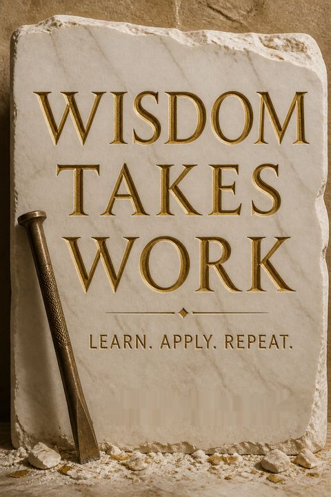 Wisdom Takes Work