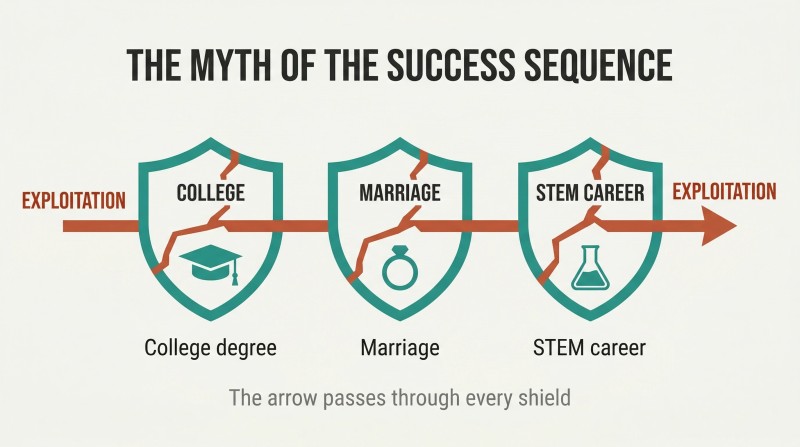 Marriage, college, and STEM don't protect women from exploitation - Holding It Together