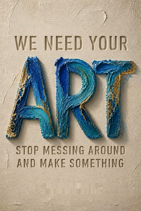 We Need Your Art by Amie McNee