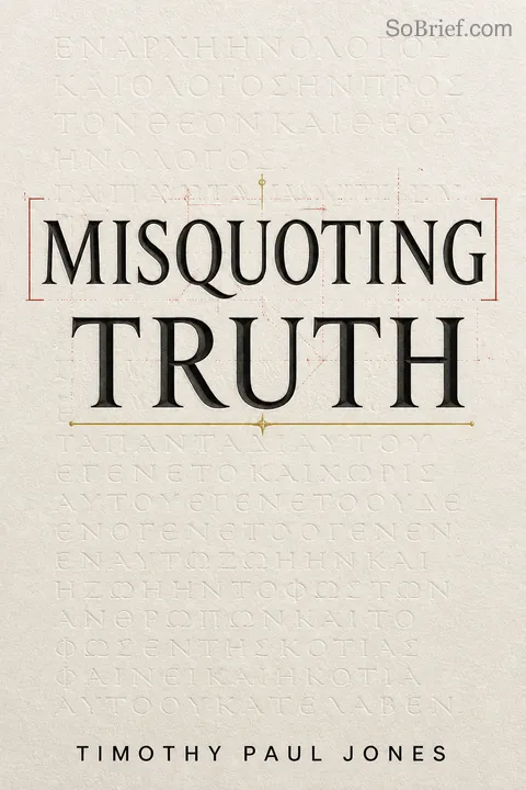 Cover of Misquoting Truth