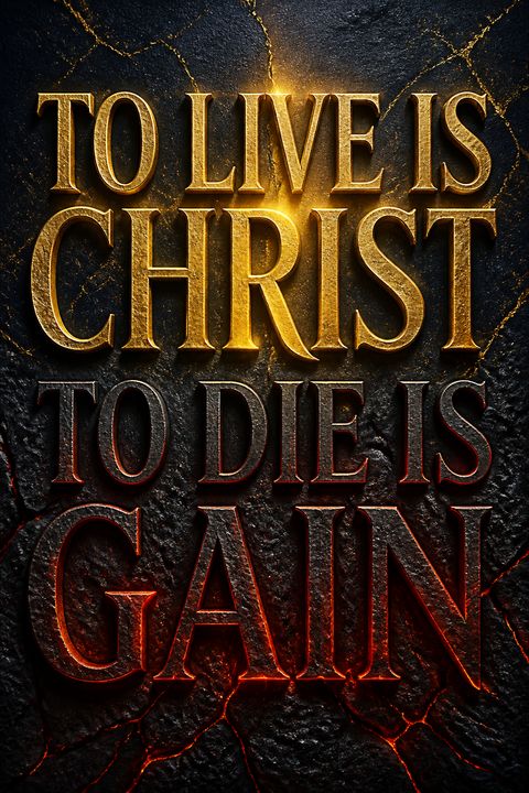 To Live Is Christ to Die Is Gain by Matt      Chandler
