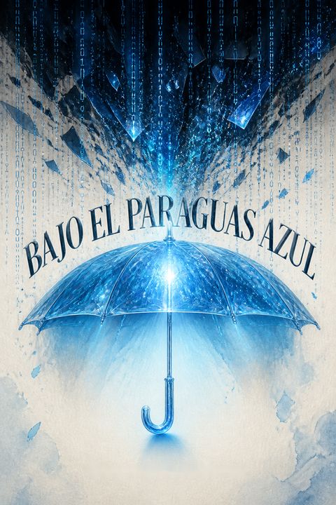 Bajo el paraguas azul by Elena Martínez Blanco