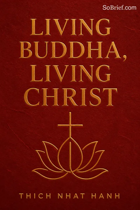 Cover of Living Buddha, Living Christ
