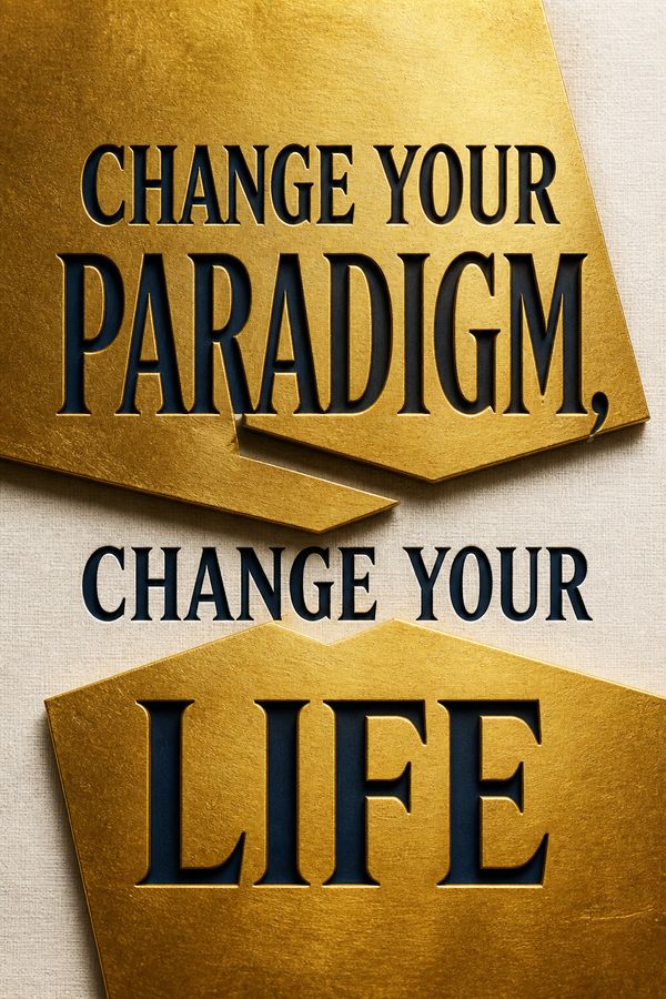 Change Your Paradigm, Change Your Life