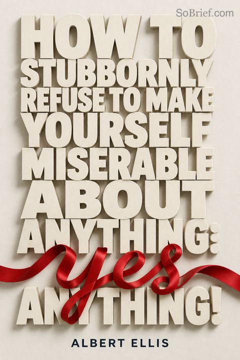 How to Stubbornly Refuse to Make Yourself Miserable About Anything
