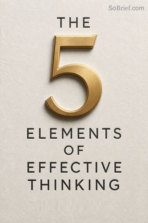 The 5 Elements of Effective Thinking