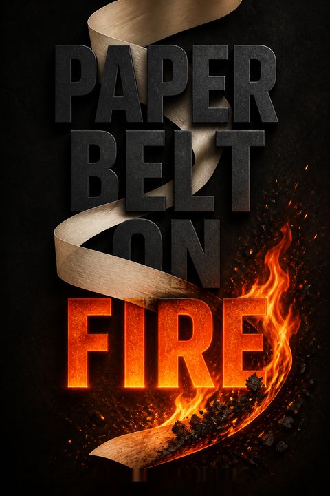 Paper Belt on Fire by Michael Gibson
