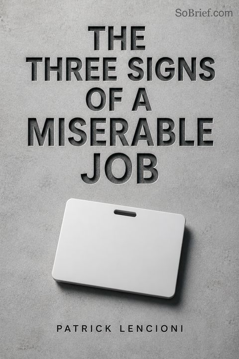 The Three Signs of a Miserable Job