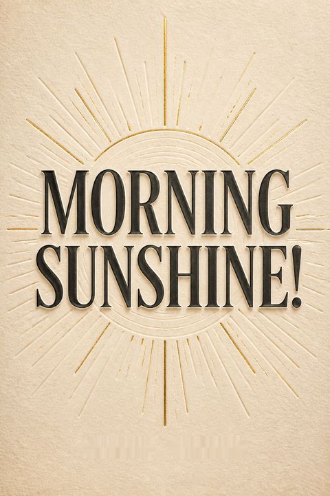 Morning Sunshine! by Robin Meade