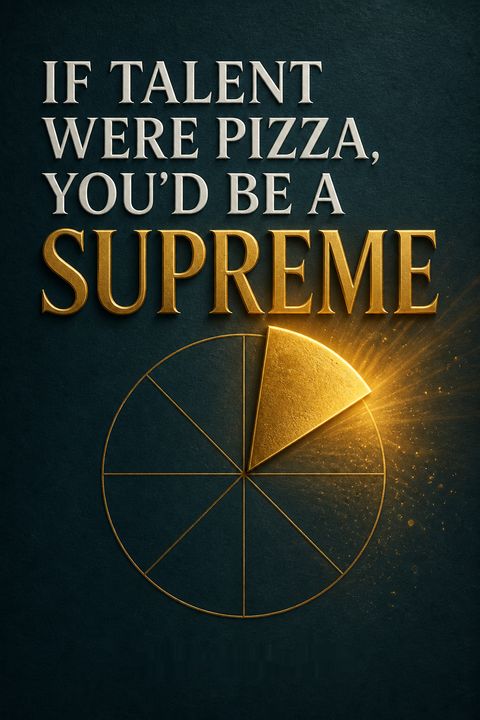 If Talent Were Pizza, You'd Be a Supreme by Jack Weyland
