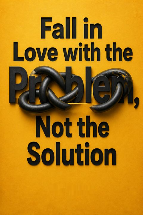 Enamórate del problema, no de la solución