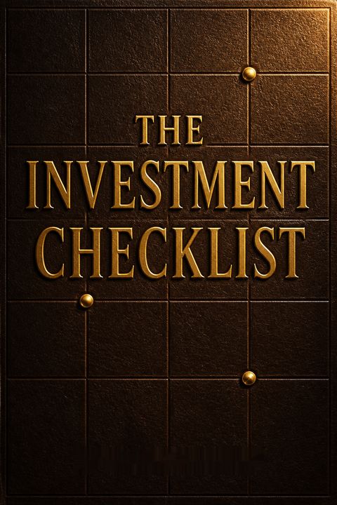 The Investment Checklist
