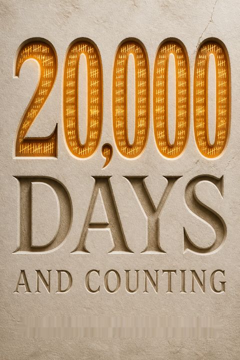 20,000 Days and Counting by Robert D.   Smith