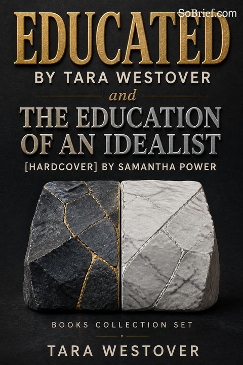 Educated By Tara Westover and The Education of an Idealist [Hardcover] By Samantha Power Books Collection Set