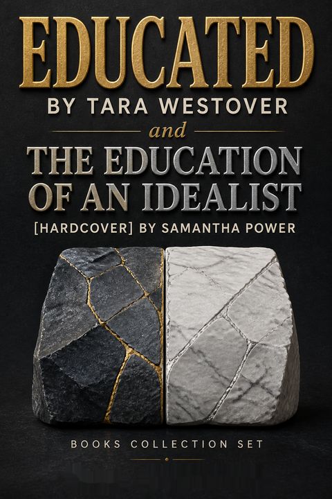 Educated By Tara Westover and The Education of an Idealist [Hardcover] By Samantha Power Books Collection Set by Tara Westover