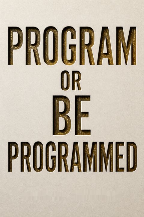 Program or Be Programmed by Douglas Rushkoff