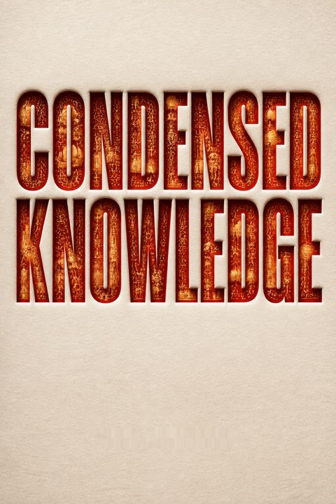mental floss presents Condensed Knowledge by Will Pearson