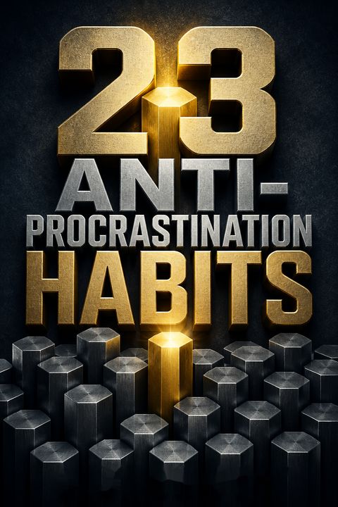 23 Anti-Procrastination Habits by S.J. Scott
