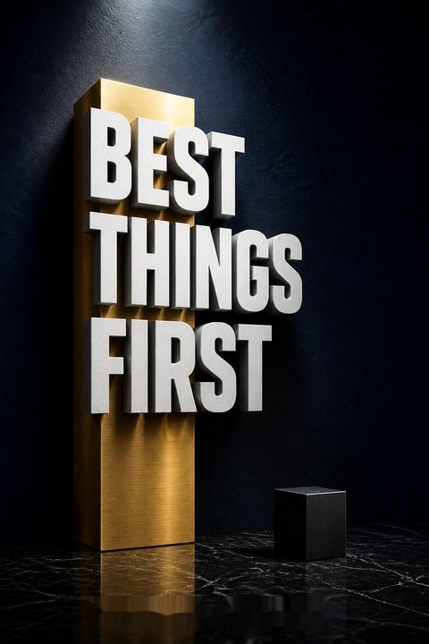 Best Things First by Bjørn Lomborg