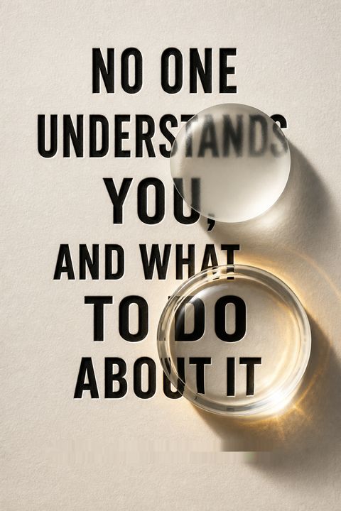 No one understands you, and what to do about it