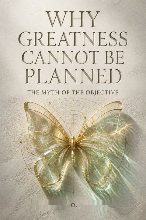 Why Greatness Cannot Be Planned