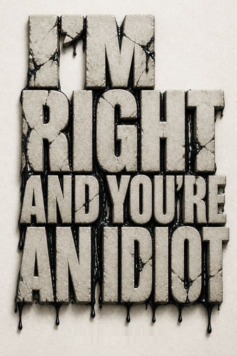 I'm Right and You're an Idiot by James Hoggan