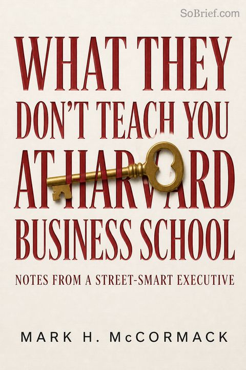 What They Don't Teach You at Harvard Business School