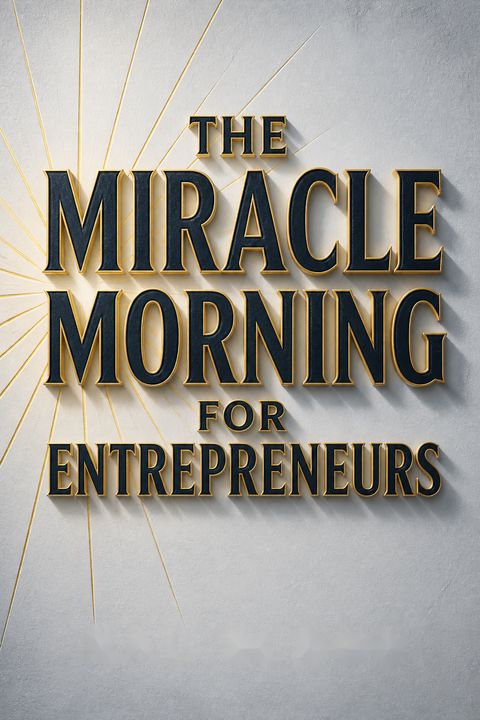 The Miracle Morning for Entrepreneurs by Hal Elrod