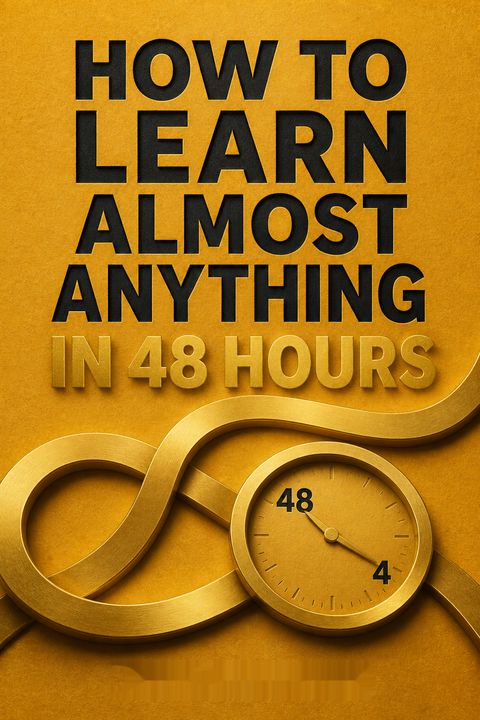 How to Learn Almost Anything 48 Hours by Tansel Ali