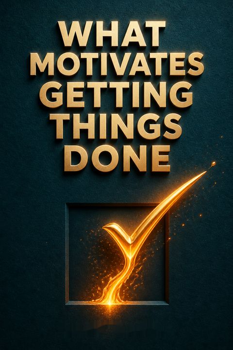 What Motivates Getting Things Done by Mary Lamia