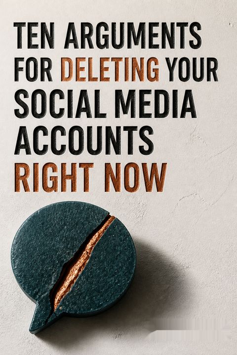 Ten Arguments for Deleting Your Social Media Accounts Right Now