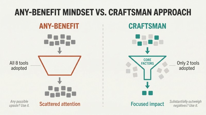 Apply a farmer's skepticism — not a fanboy's zeal — to your tools - Deep Work