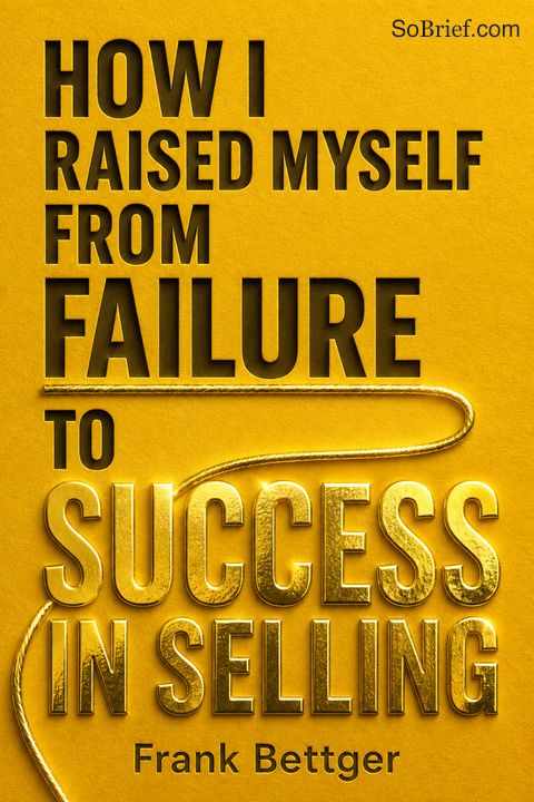 How I Raised Myself from Failure to Success in Selling