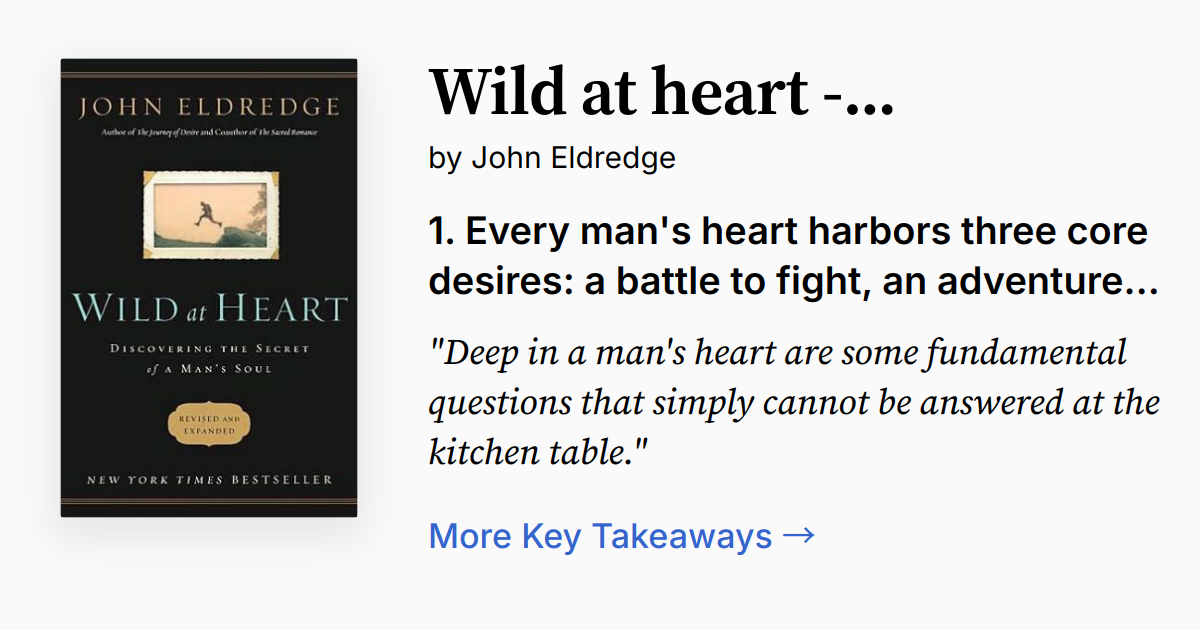 Cover of Wild at Heart Revised and Updated