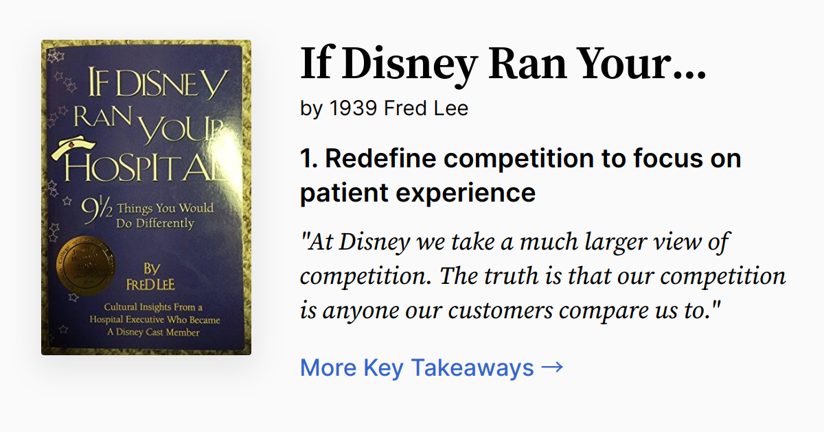 Cover of If Disney Ran Your Hospital