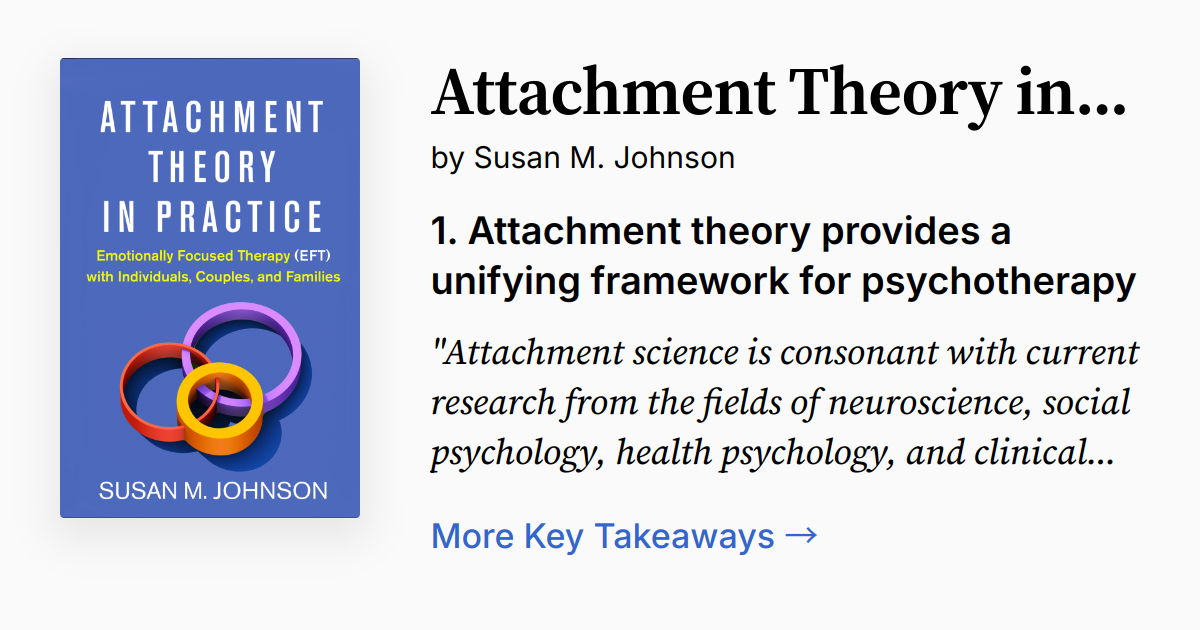 Attachment Theory in Practice | Summary, Audio, Quotes, FAQ