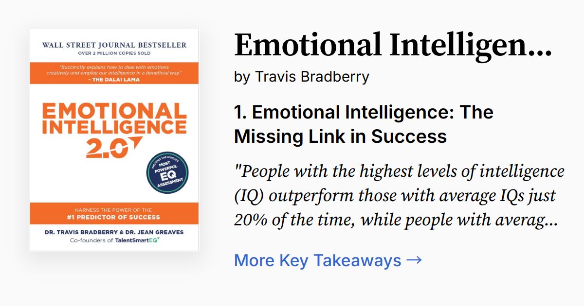 Cover of Emotional Intelligence 2.0