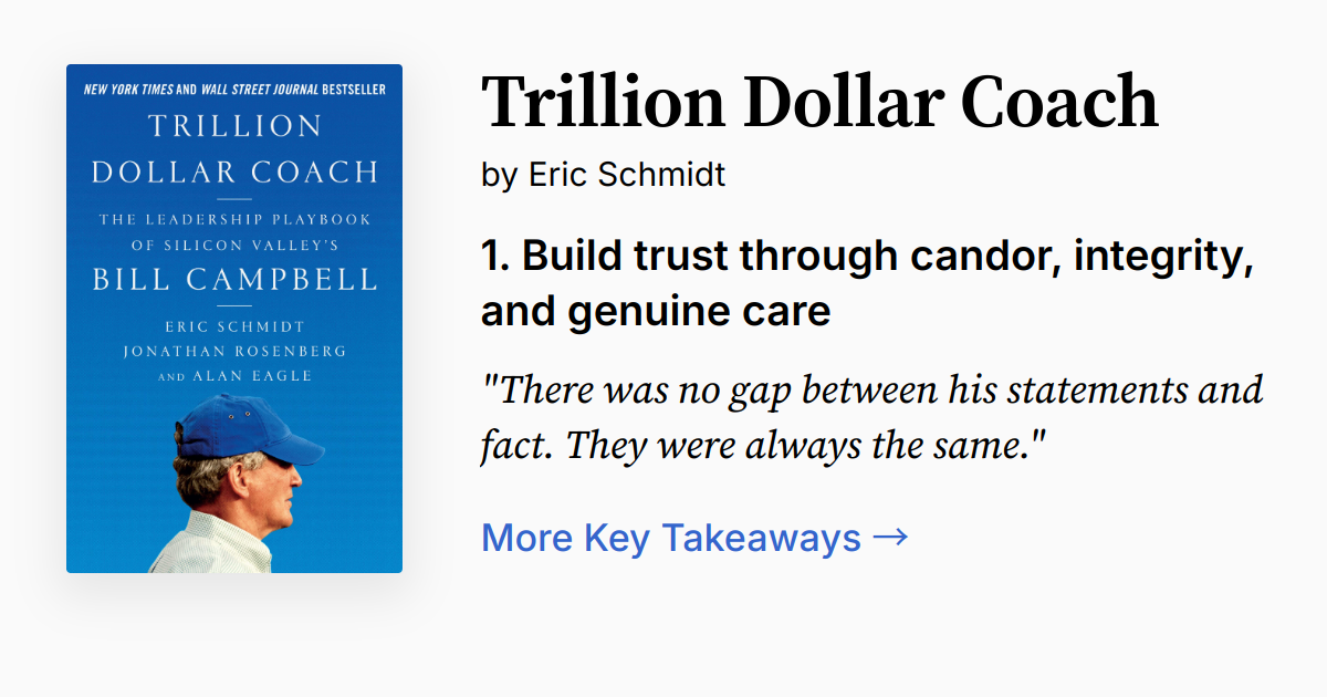 Cover of Trillion Dollar Coach