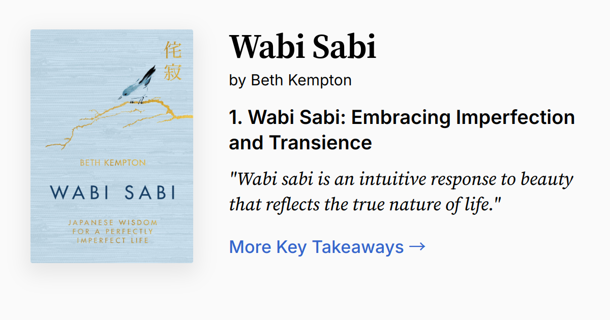 Cover of Wabi Sabi