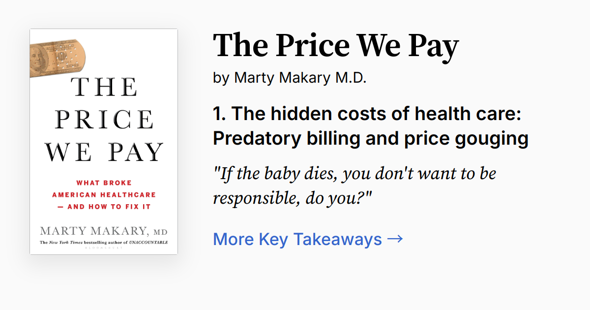 The Price We Pay Summary, Audio, Quotes, FAQ