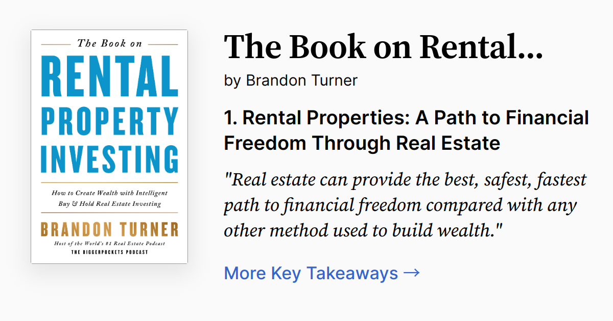 The Book on Rental Property Investing | Резюме, Audio, Quotes, FAQ