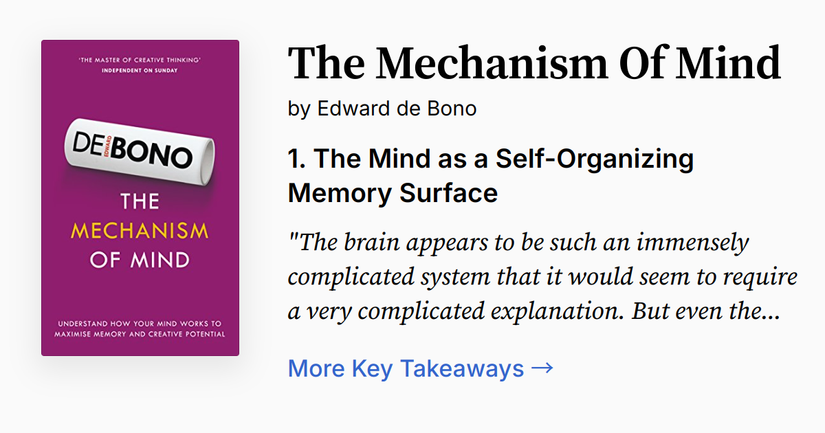 The Mechanism of Mind | Summary, Audio, Quotes, FAQ