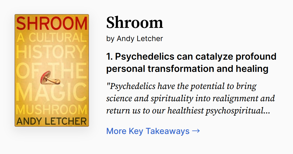 Shroom by Andy Letcher | Summary, Audio, Quotes, FAQ