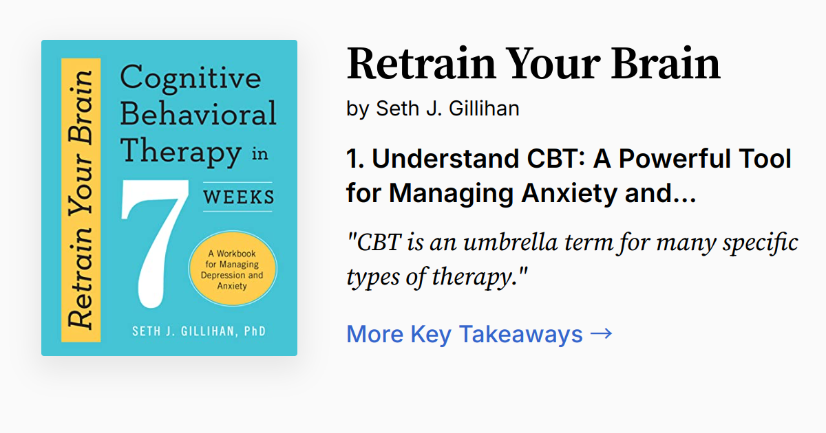 Retrain Your Brain | Summary, Audio, Quotes, FAQ